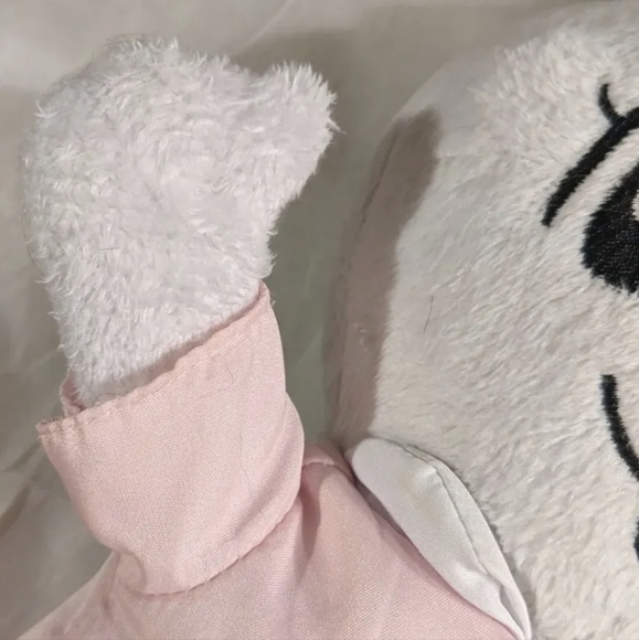 Benesse Plush Bunny White Rabbit Stuffed Animal Toy Doll Japan Anime Big Eye 13" - Picture 7 of 8